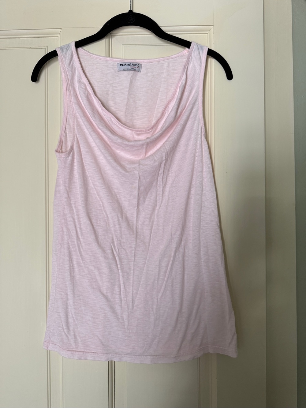 Michael Stars Pale Pink Cowl Neck Tank